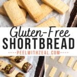 Gluten-free shortbread cookies.