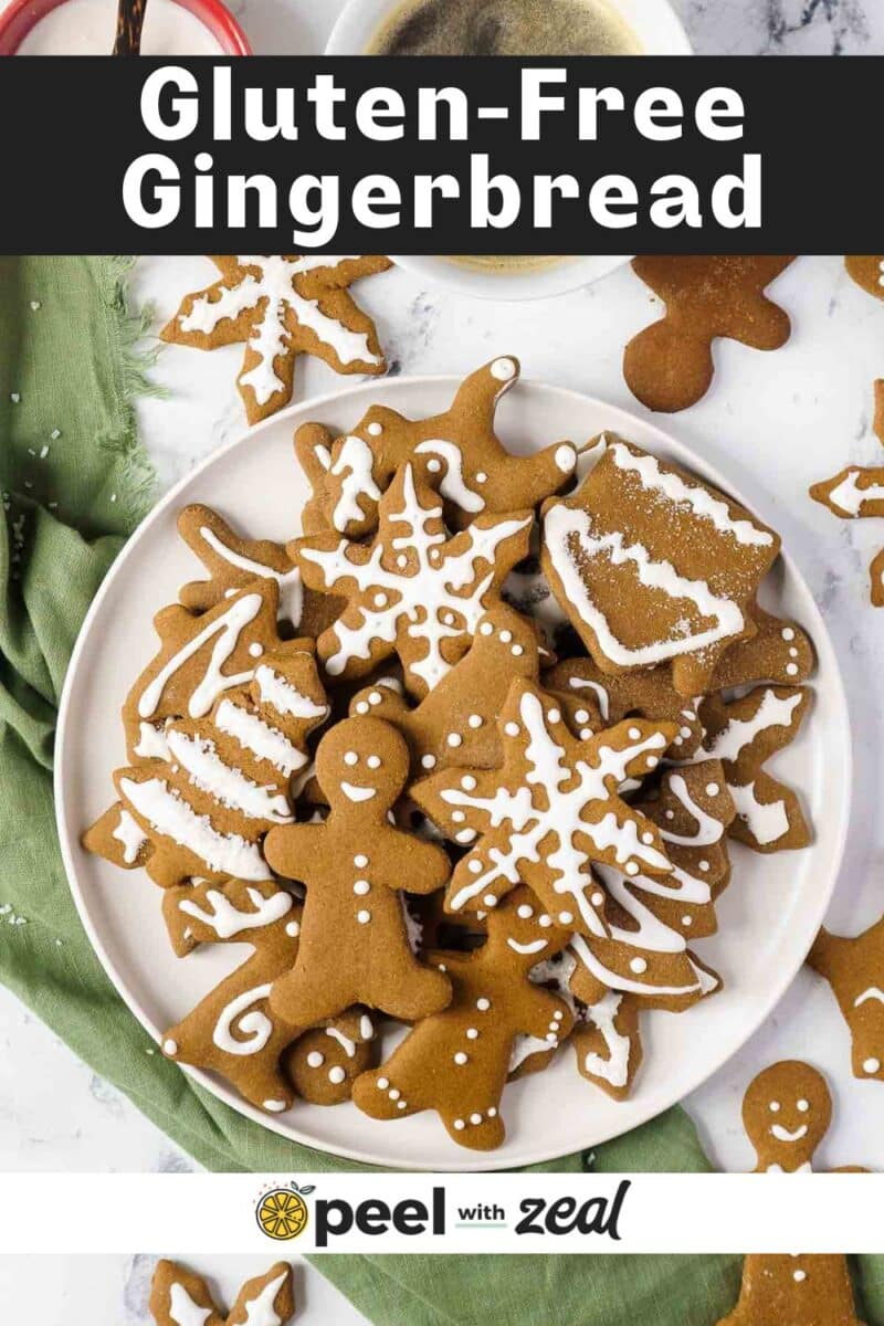 Holiday gingerbread cookies.