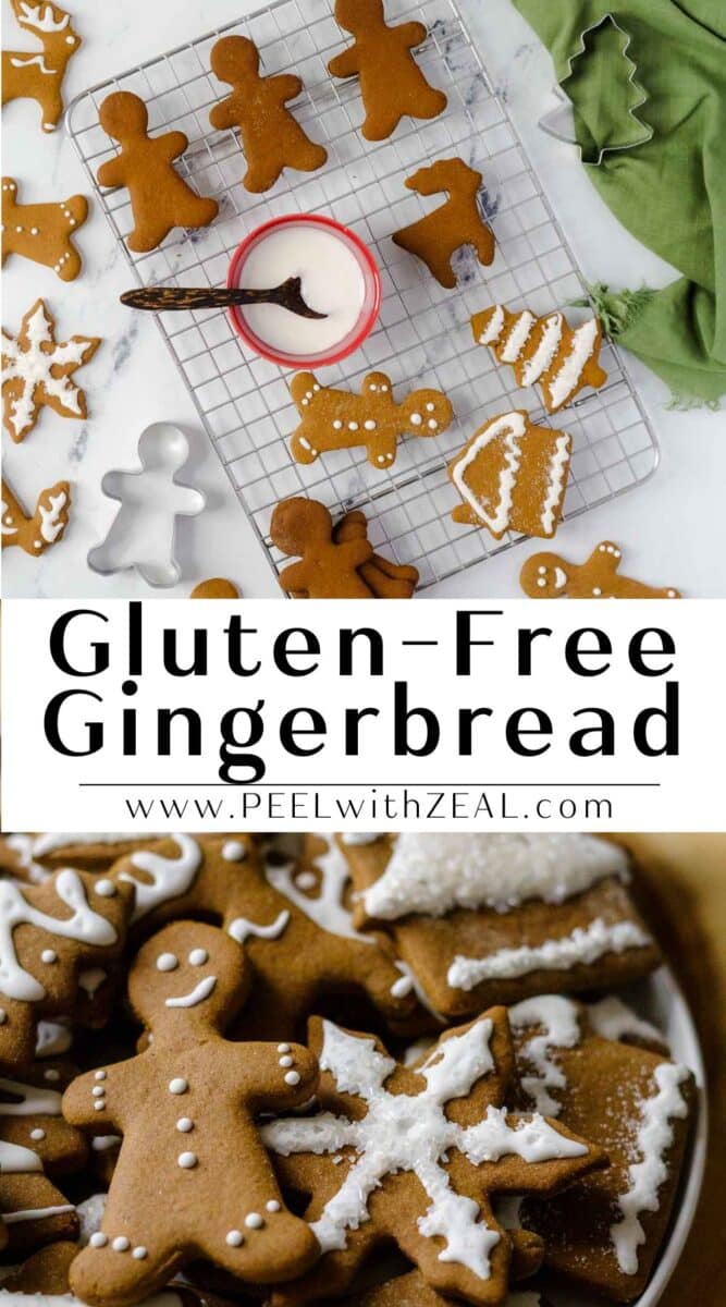 Gluten-free gingerbread cookies.
