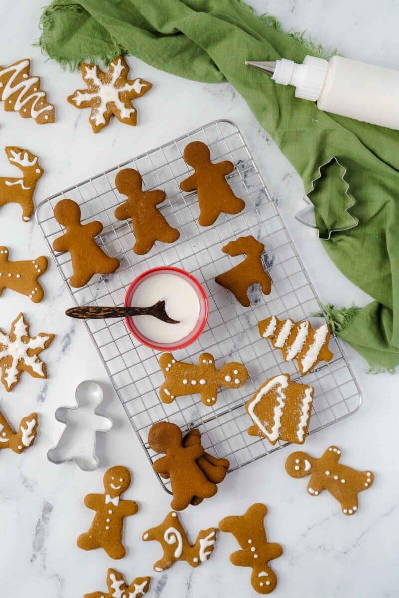 Gingerbread cookies.