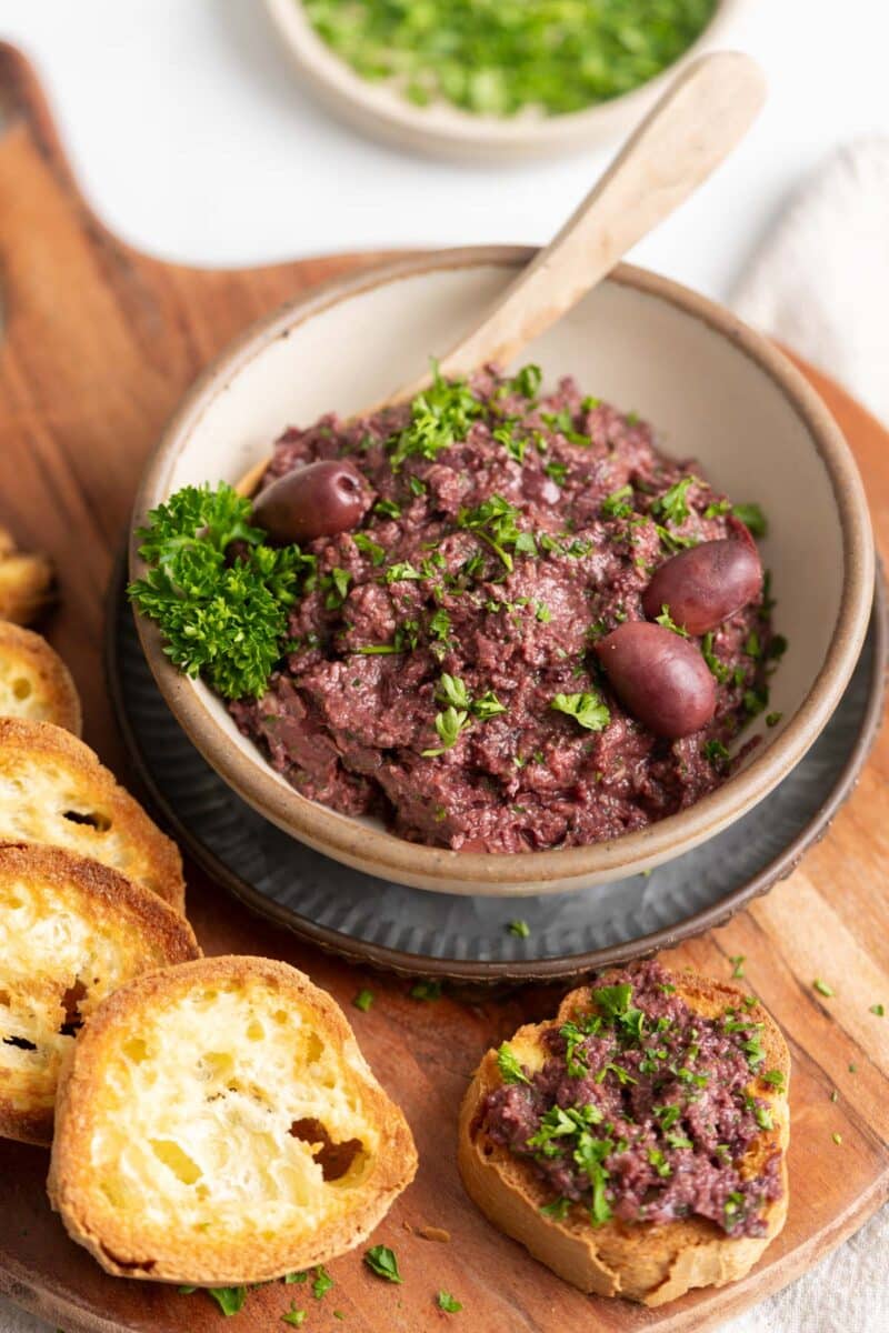 Kalamata Olive Tapenade (Easy Olive Spread) Peel with Zeal