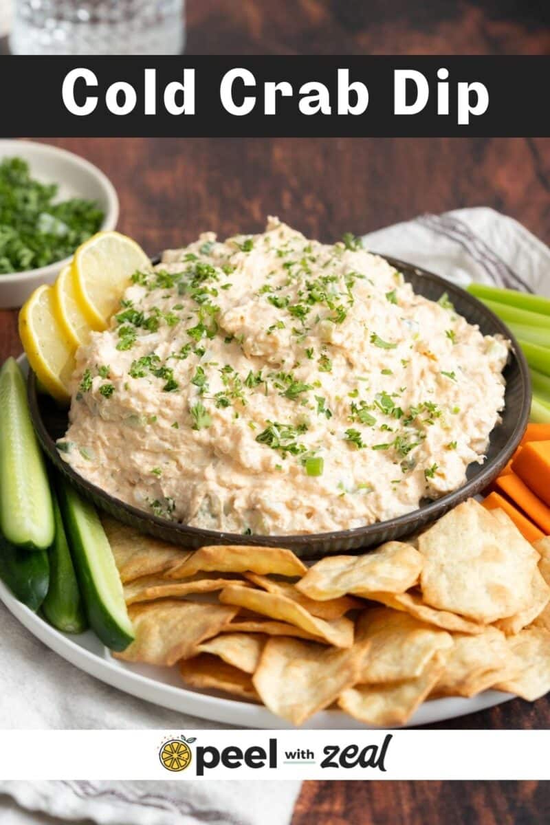 Spicy cold crab dip.