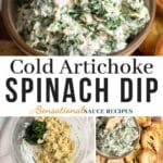 Spinach artichoke dip recipe.