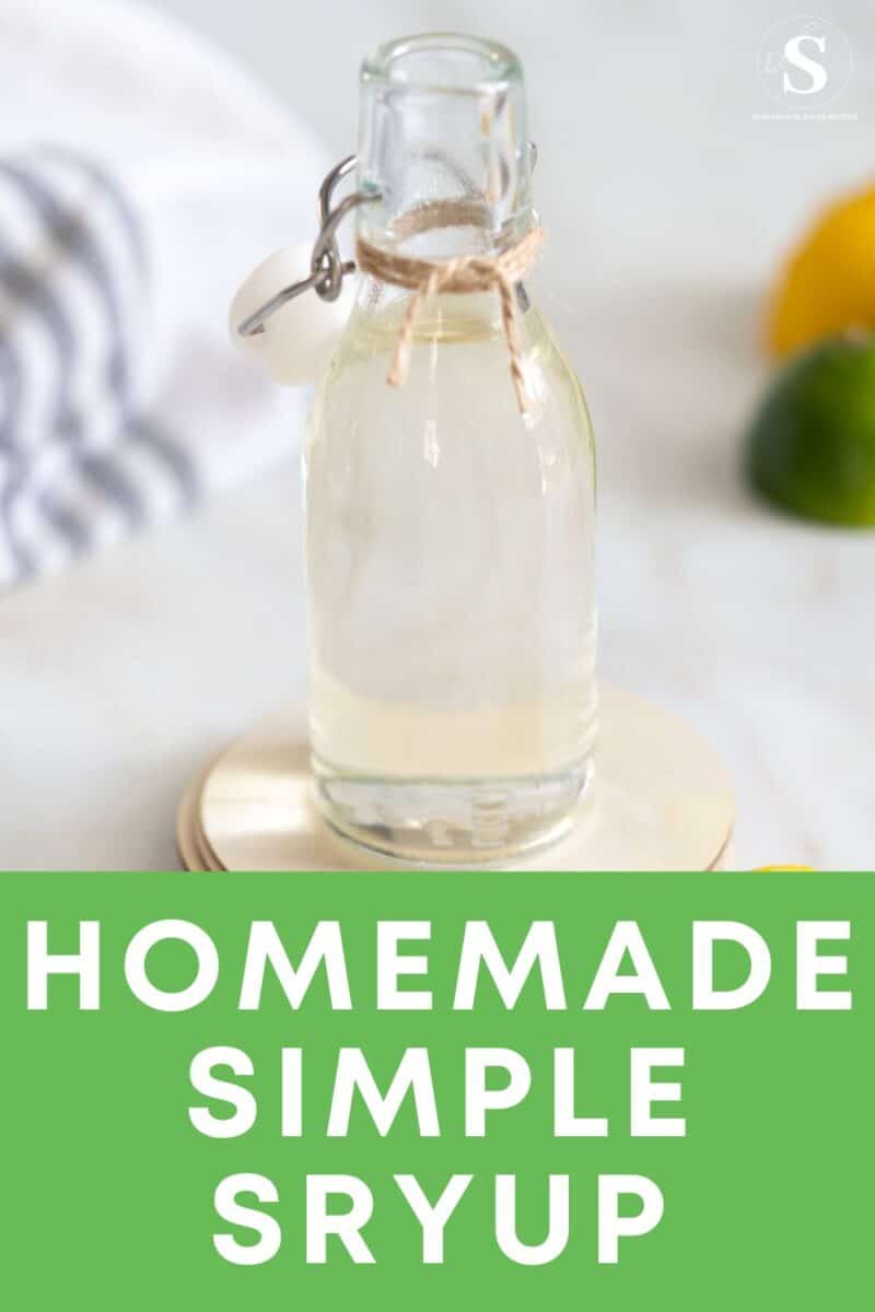 Homemade microwave syrup.