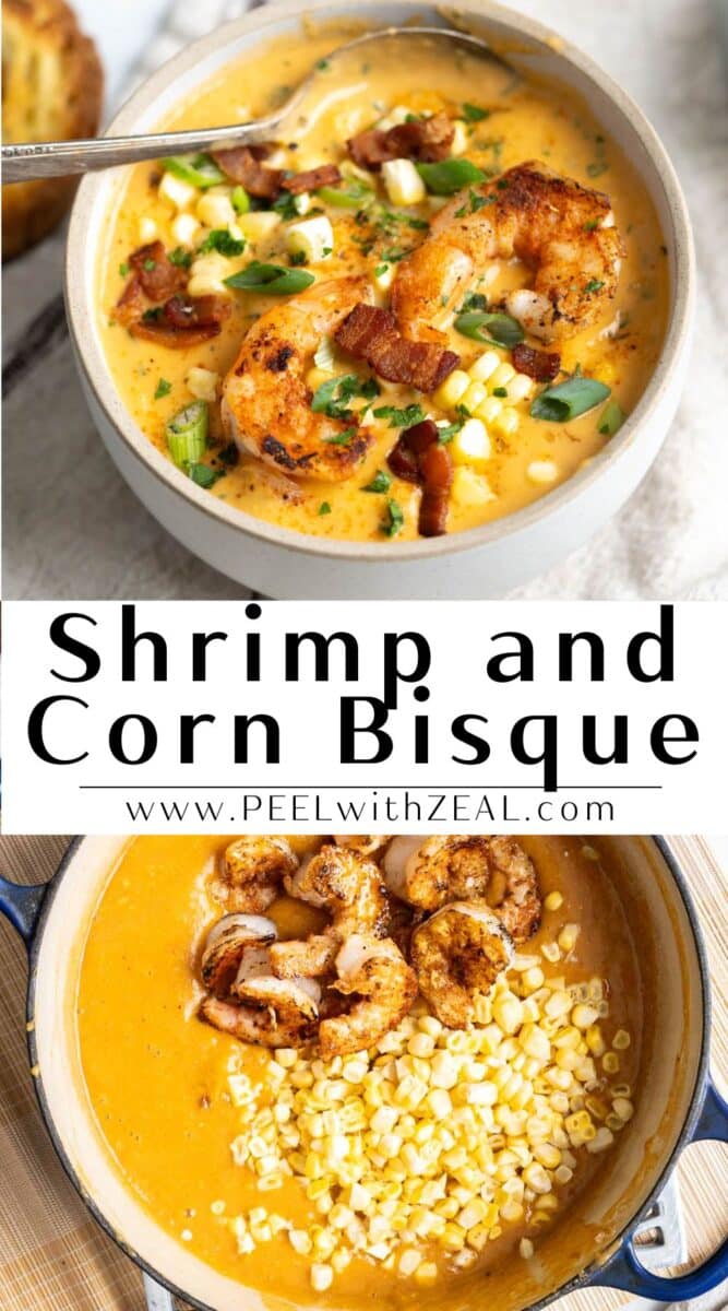 Shrimp and corn soup.