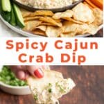 Easy Cajun crab dip.
