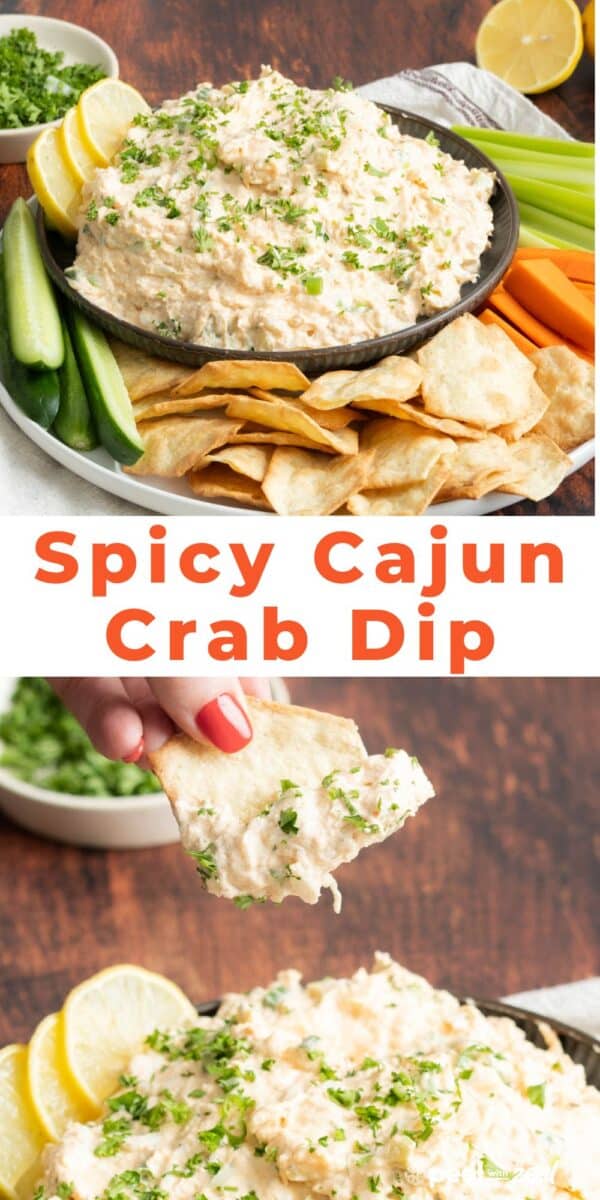 Easy Cajun crab dip.