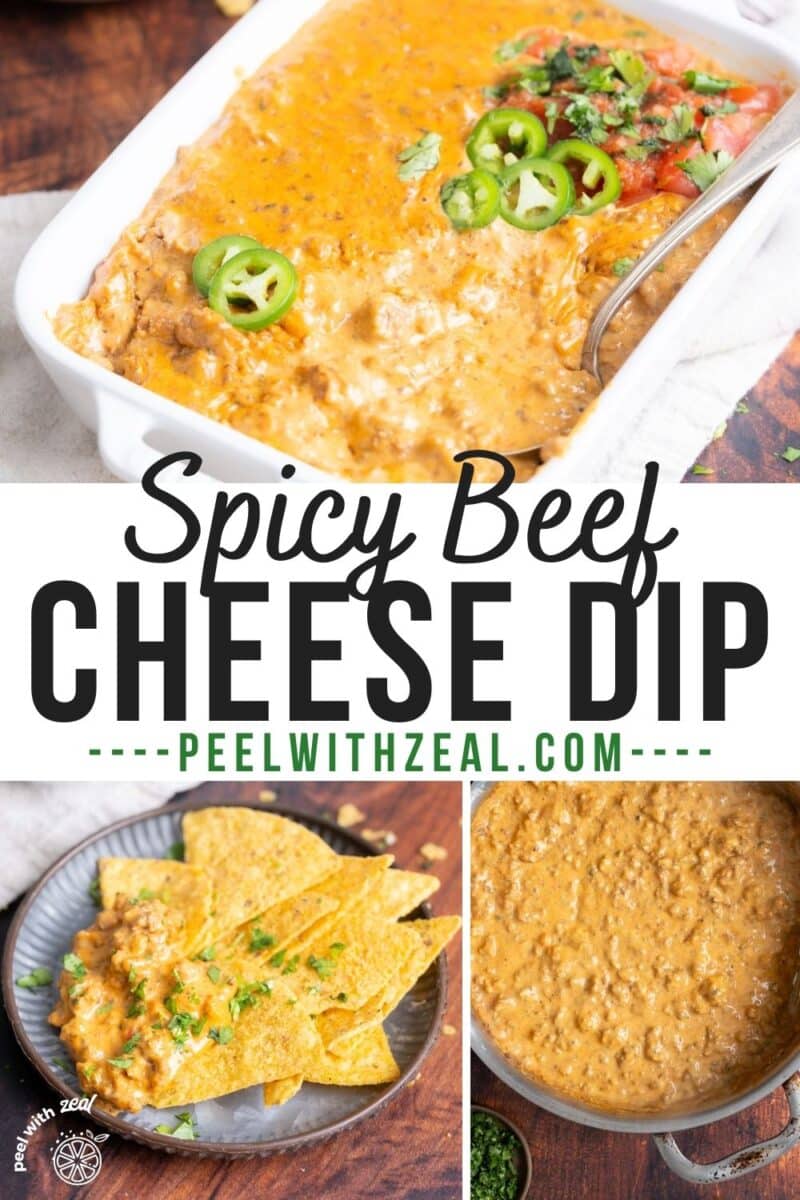 Ground beef cheese dip.