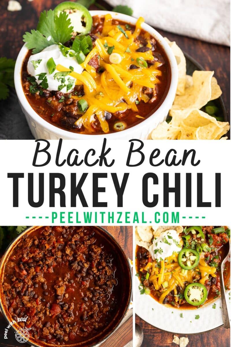 Turkey chili beans recipe.