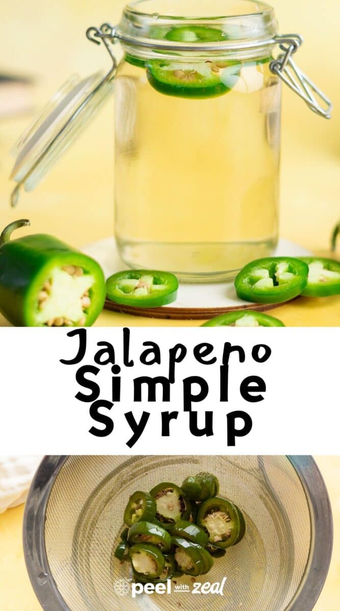 Simple jalapeno syrup.