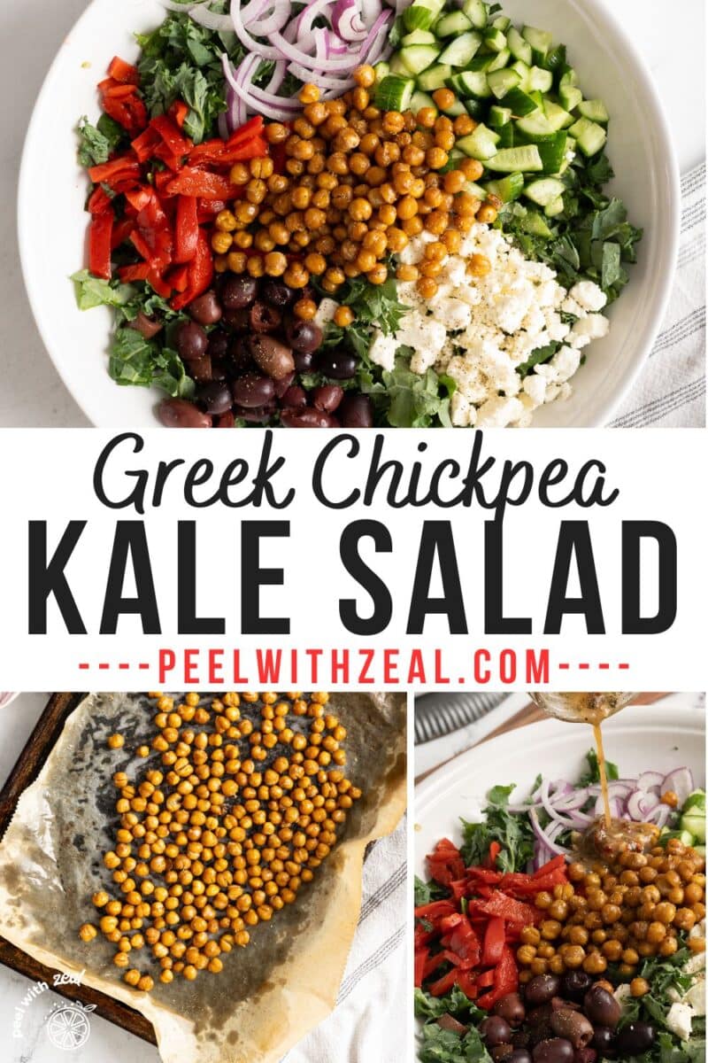 Chickpea kale salad.