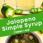 Spicy jalapeno syrup recipe.