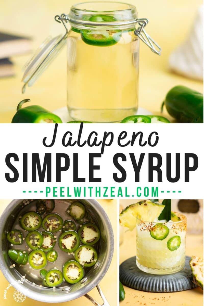 Simple jalapeno syrup recipe.