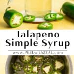Jalapeno syrup recipe for your cocktails.