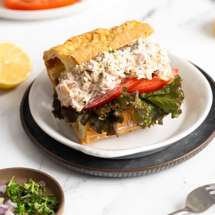 Canned Salmon Salad (Classic Recipe) - Peel with Zeal