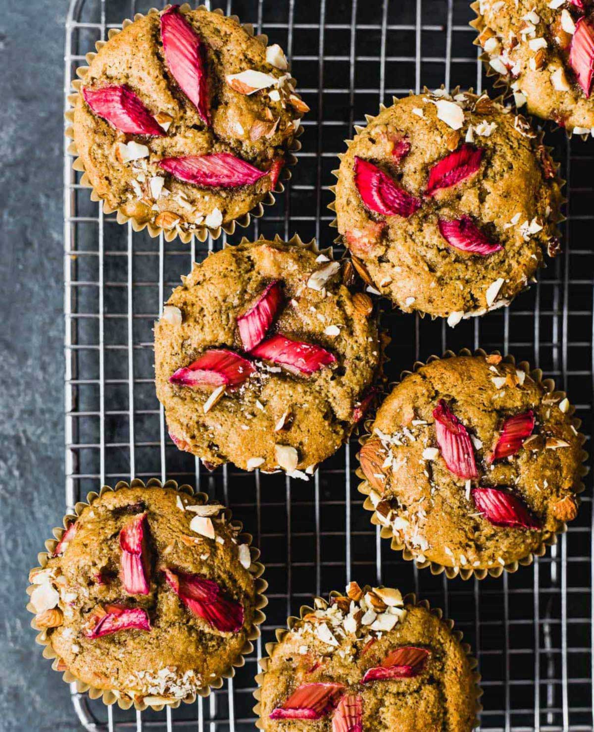 muffins on cooling rack.