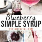 Blueberry syrup recipe.
