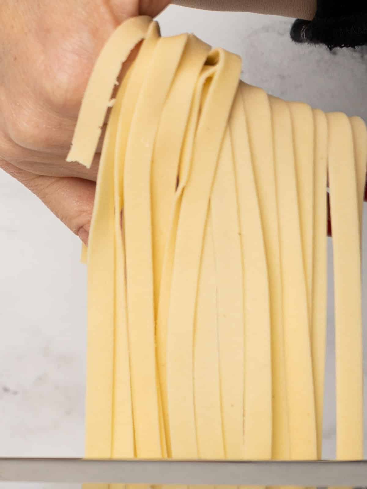 Fresh pasta recipe.