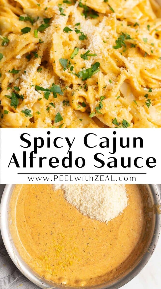 Cajun alfredo sauce recipe.