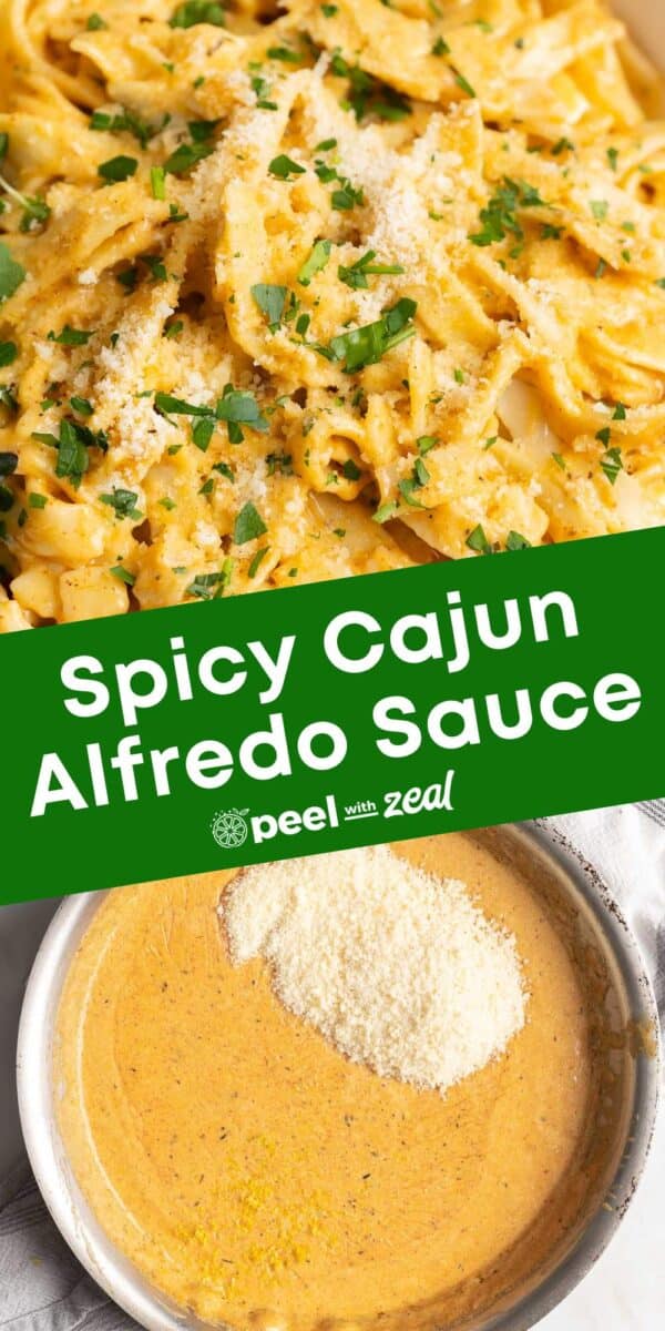 Homemade Cajun alfredo sauce recipe.