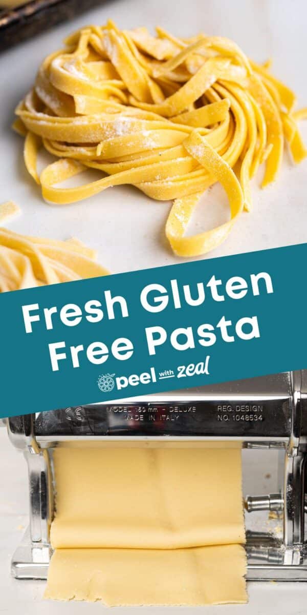 Gluten-free pasta recipe.