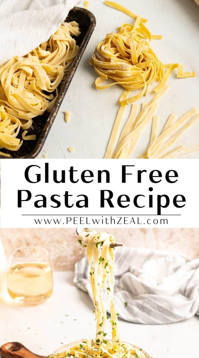 Gluten-free pasta.