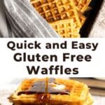 Fluffy and easy waffles.