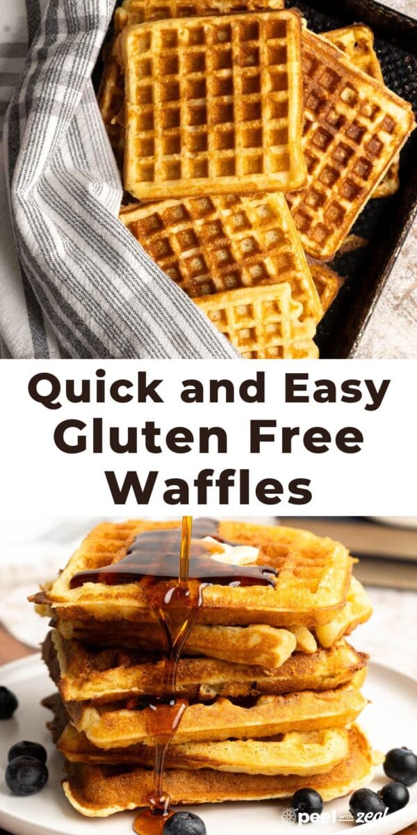 Fluffy and easy waffles.