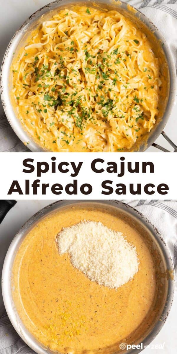 Spicy Cajun alfredo sauce recipe.