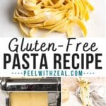 Easy fresh gluten-free pasta recipe.