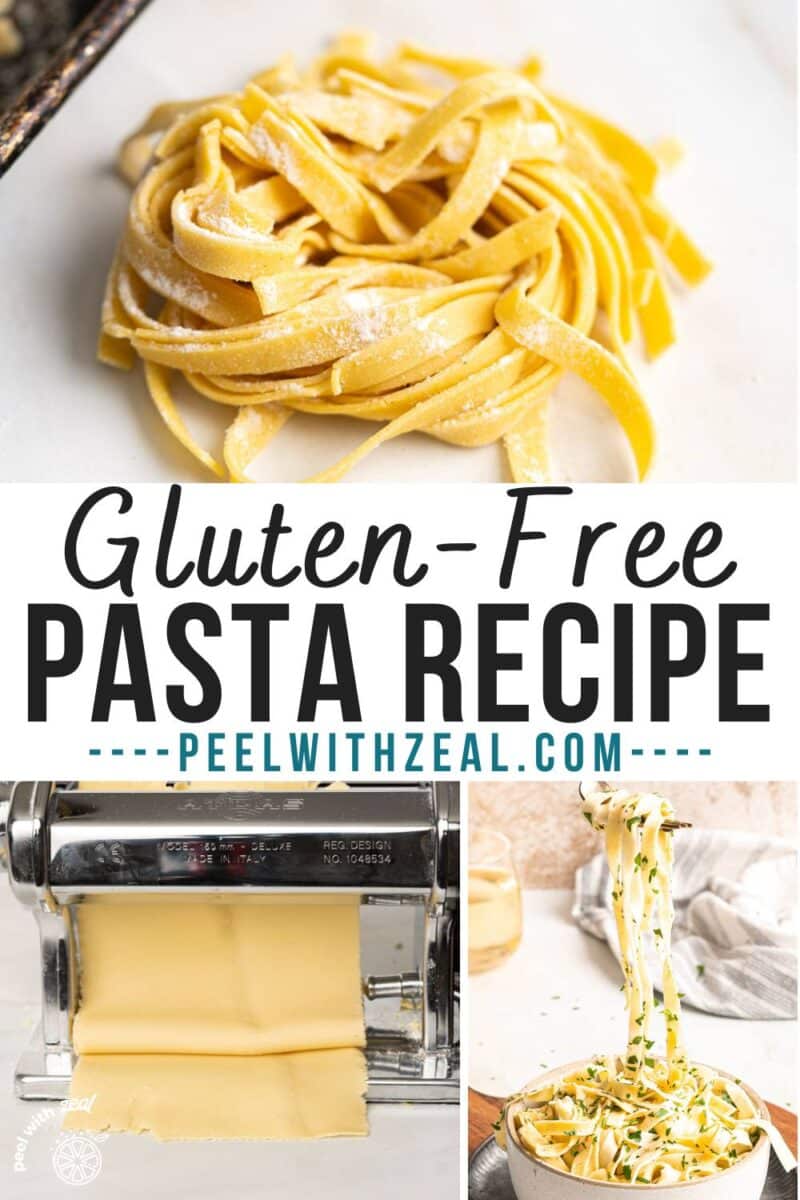 Easy fresh gluten-free pasta recipe.