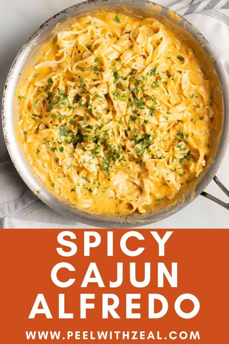 Spicy Cajun alfredo recipe.