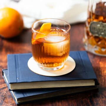 Demerara Old Fashioned served in a glass.