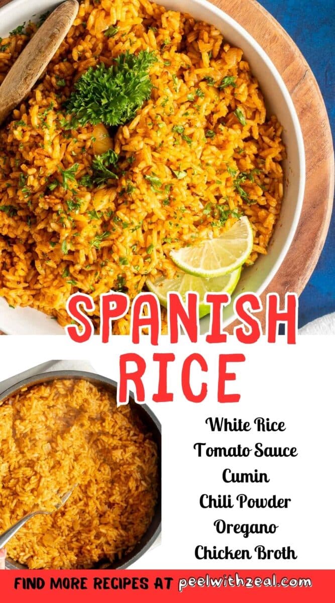 Easy Spanish rice recipe.
