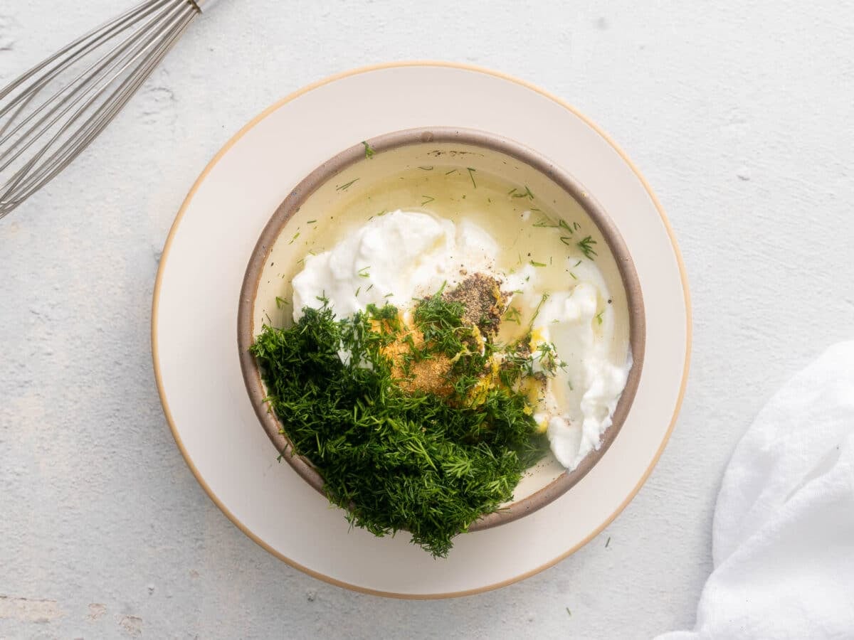 Greek Yogurt Dill Sauce - Peel with Zeal
