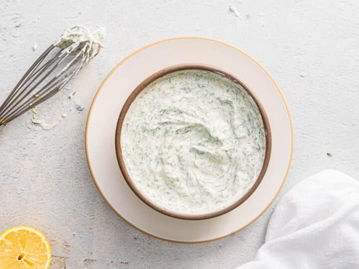 Greek Yogurt Dill Sauce Peel with Zeal