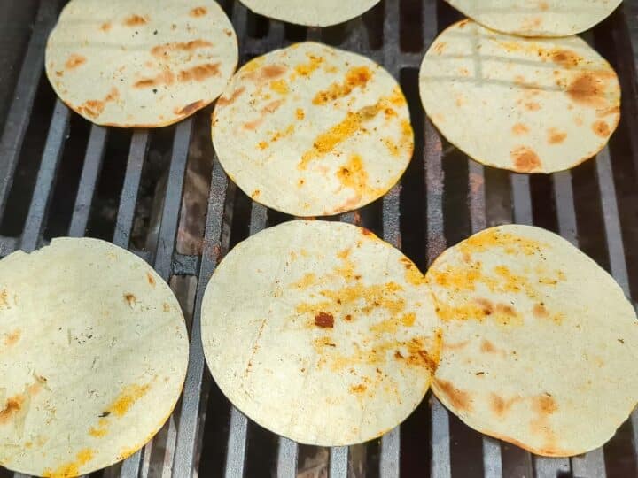 Grilled Shrimp Tacos with Baja Sauce - Peel with Zeal