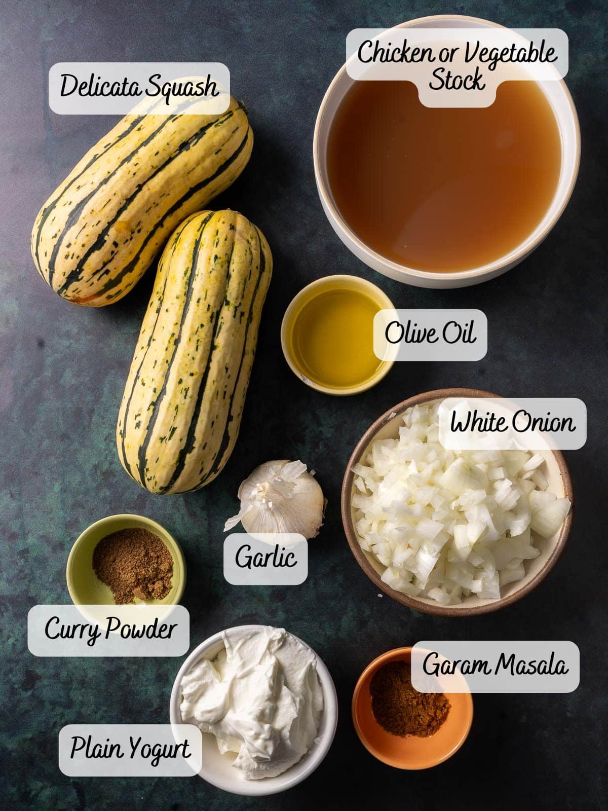 Ingredients on the counter.