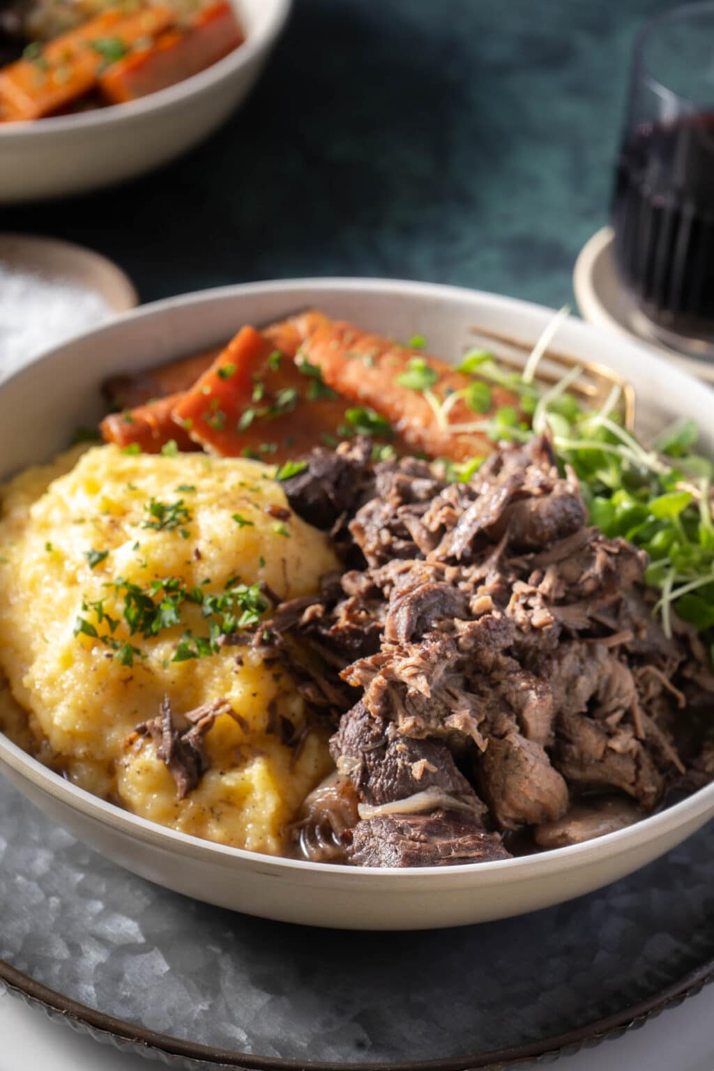 Red Wine Braised Lamb Shoulder Chops - Peel with Zeal